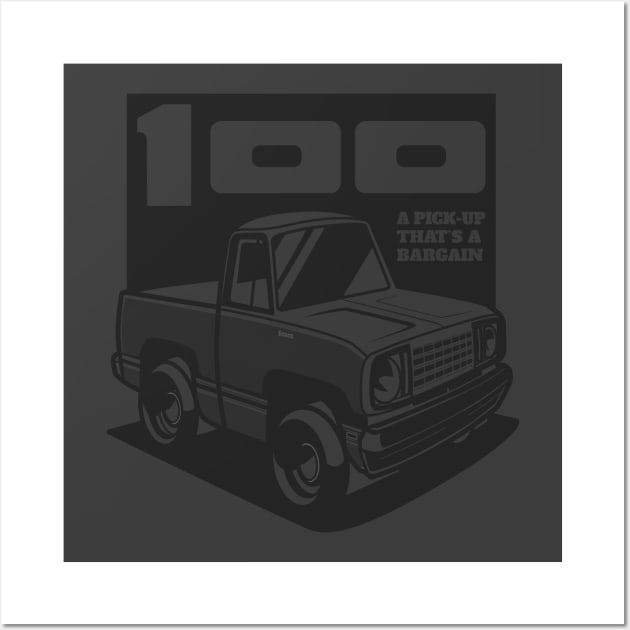 Black - D-100 (1978 - White-Based - Ghost) Wall Art by jepegdesign